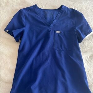 Figs Catarina Scrub Top in Blue